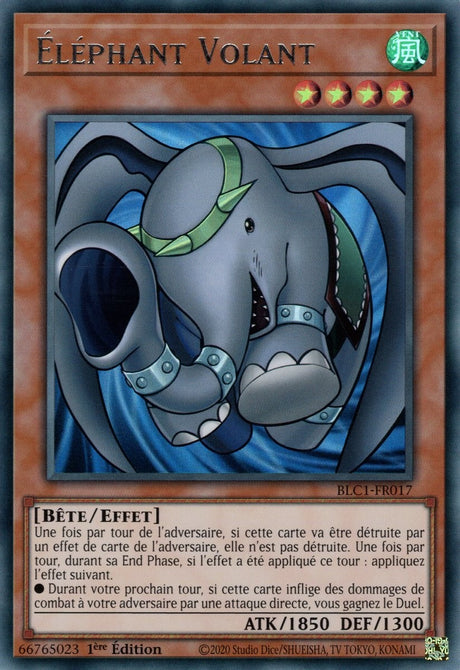 Éléphant Volant - BLC1-FR017 (Doré)
