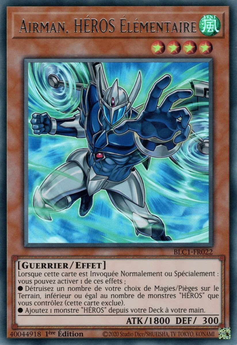 Airman, HÉROS Élémentaire - BLC1-FR022 (Argent)