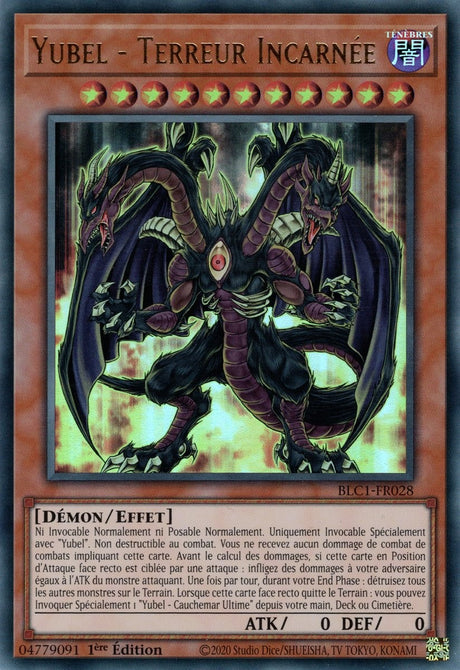 Yubel - Terreur Incarnée - BLC1-FR028 (Doré)