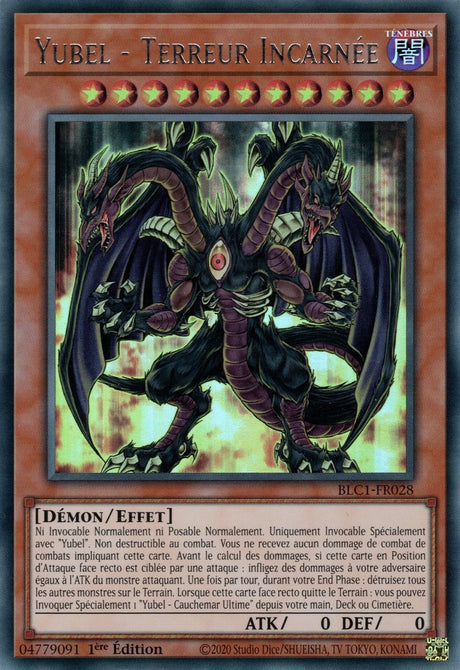 Yubel - Terreur Incarnée - BLC1-FR028 (Argent)