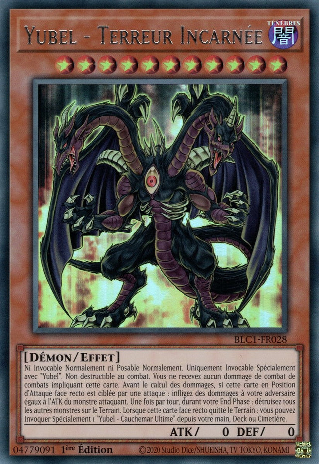 Yubel - Terreur Incarnée - BLC1-FR028 (Argent)
