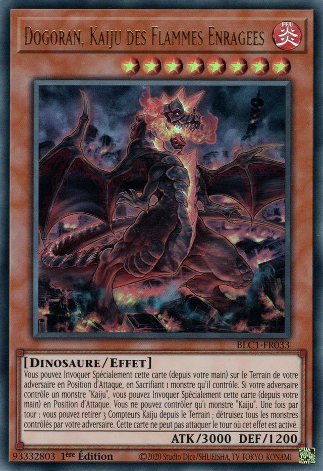 Dogoran, Kaiju des Flammes Enragées - BLC1-FR033 (Doré)
