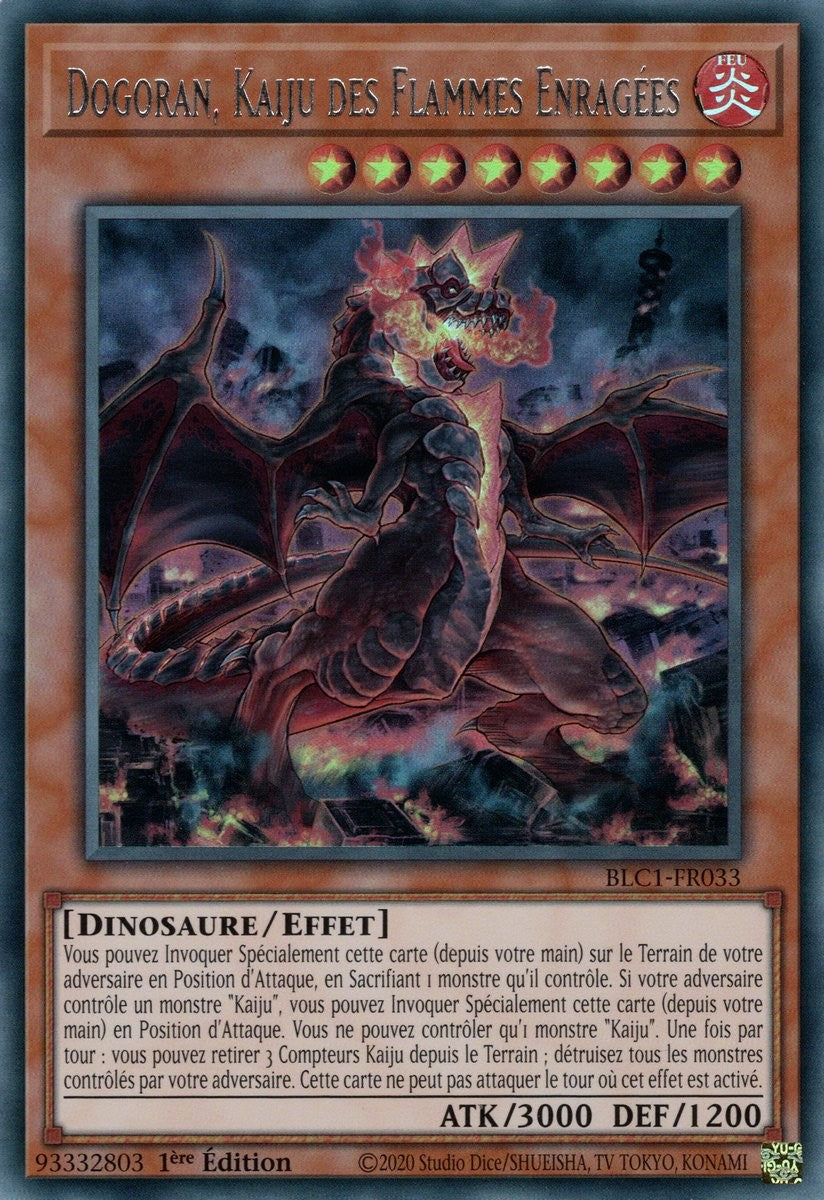 Dogoran, Kaiju des Flammes Enragées - BLC1-FR033 (Argent)