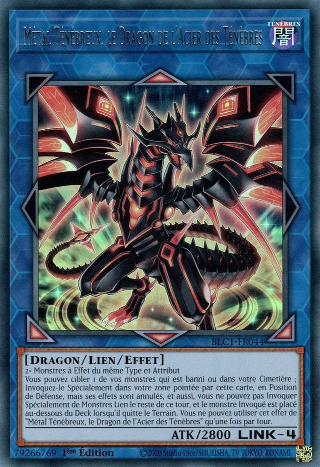 Métal Ténébreux, le Dragon de l'Acier des Ténèbres - BLC1-FR044 (Argent)