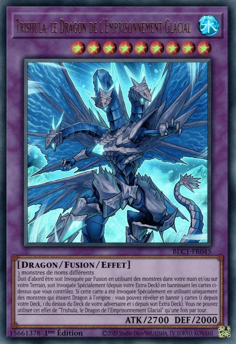 Trishula, le Dragon de l'Emprisonnement Glacial - BLC1-FR045 (Doré)