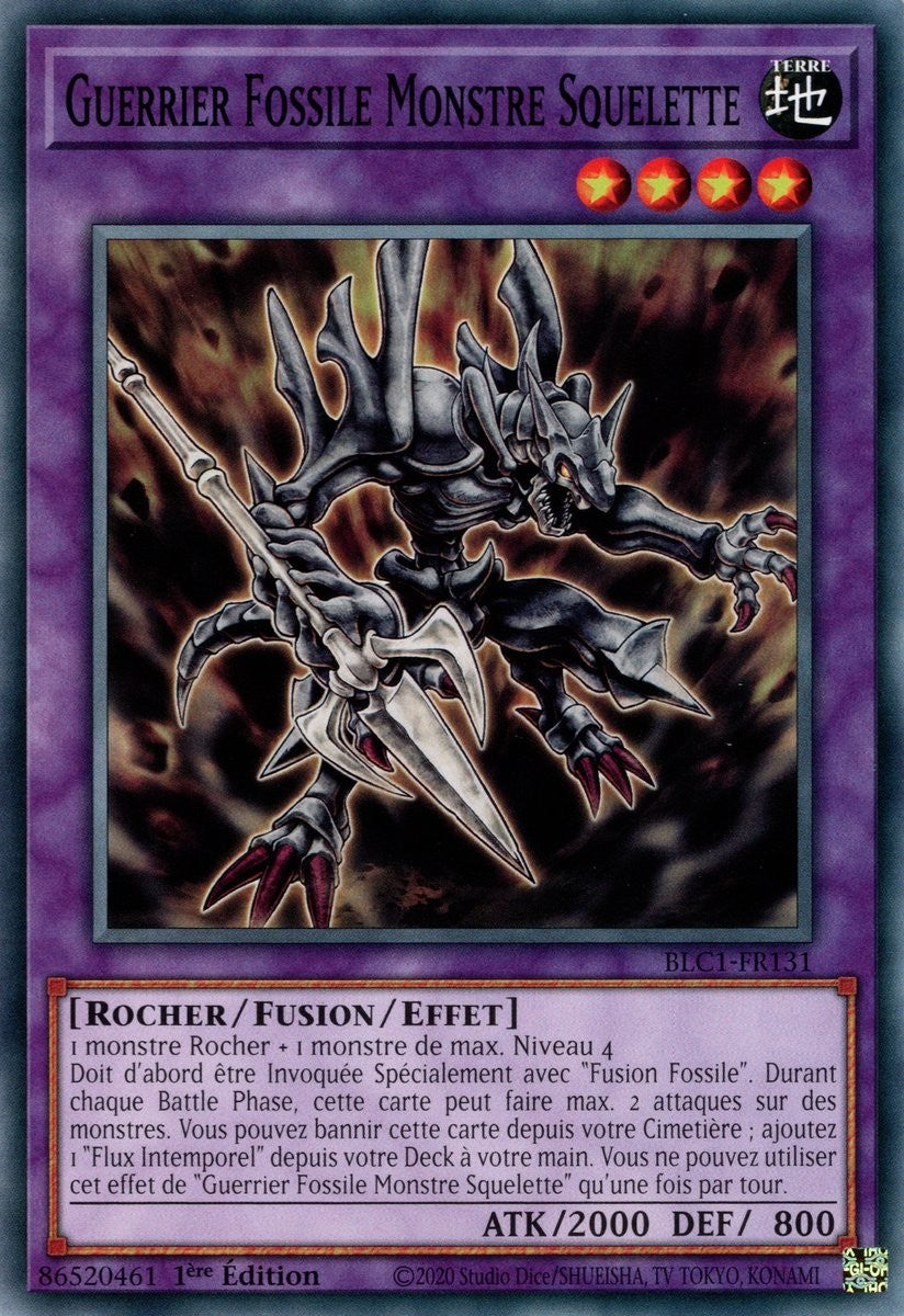 Guerrier Fossile Monstre Squelette - BLC1-FR131