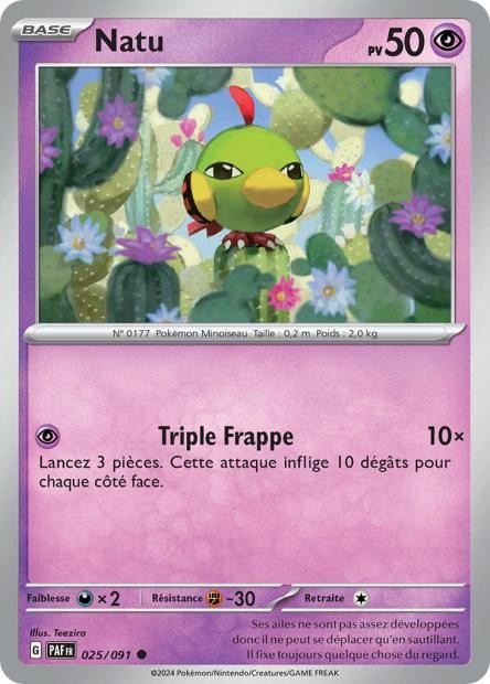 Natu - 025/091 - Destinées de Paldea