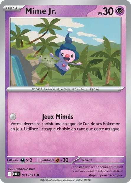 Mime Jr. - 031/091 - Destinées de Paldea