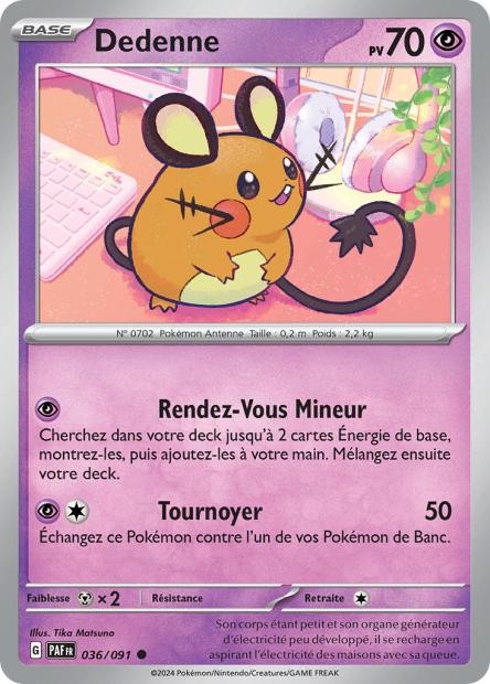 Dedenne - 036/091 - Destinées de Paldea
