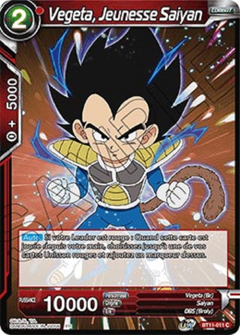 image BT11-011 Vegeta, Jeunesse Saiyan