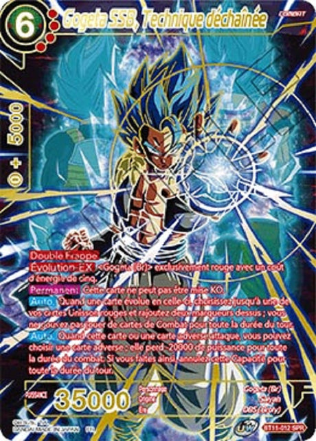 image BT11-012SPR Gogeta SSB, Technique déchaînée