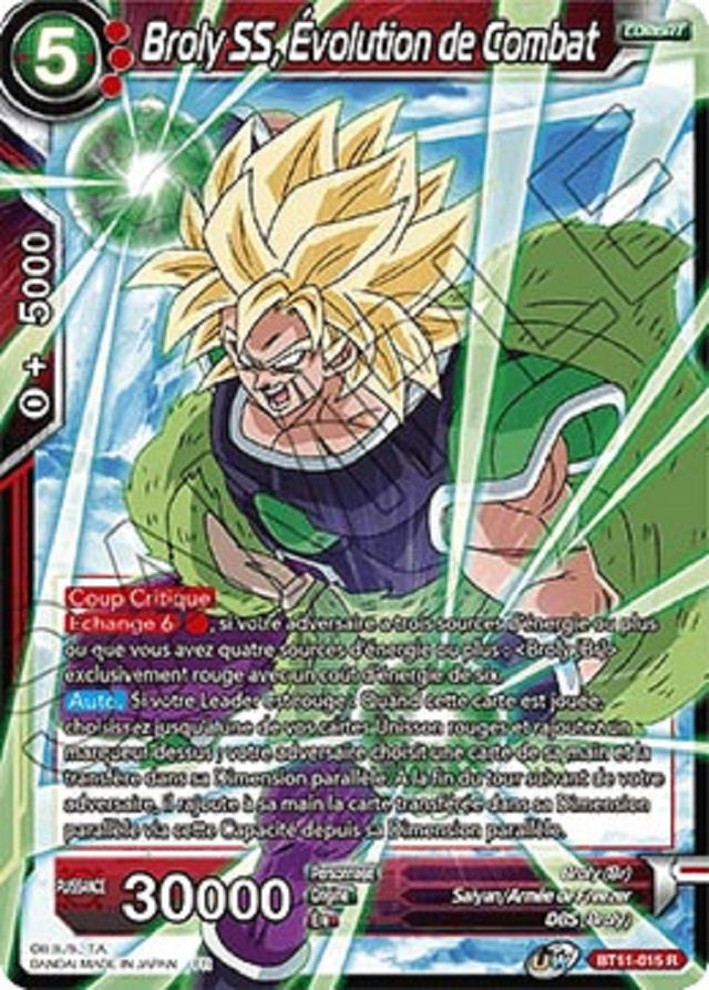 image BT11-015 Broly SS, Évolution de Combat