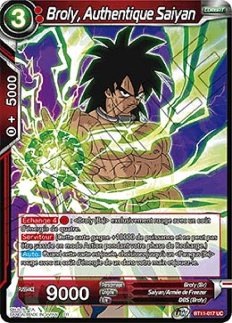 image BT11-017 Broly, Authentique Saiyan