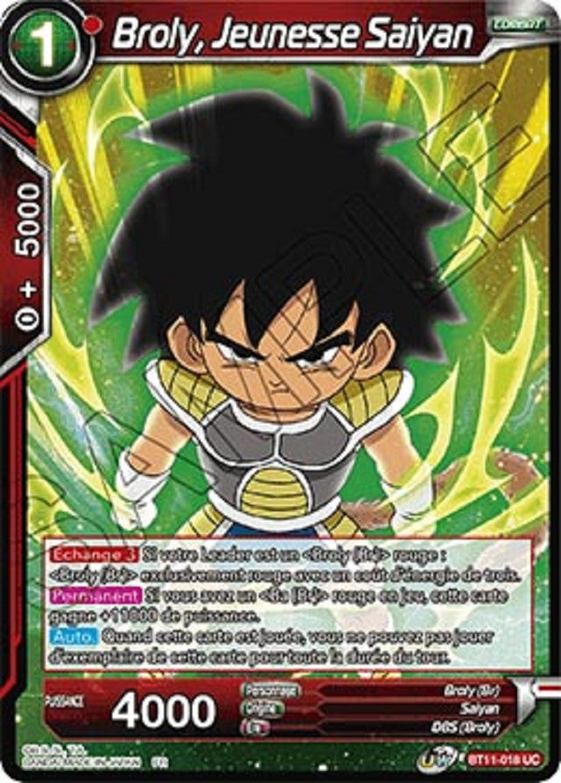 image BT11-018 Broly, Jeunesse Saiyan