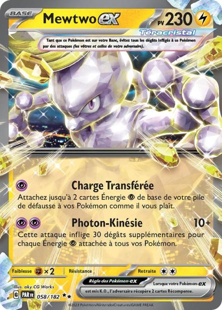 Mewtwo ex - 058/182 - Faille Paradoxe