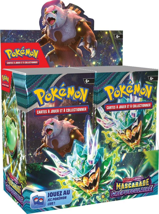 Pokémon - Display 36 Boosters EV06 - Ecarlate et Violet 06 : Mascarade Crépusculaire