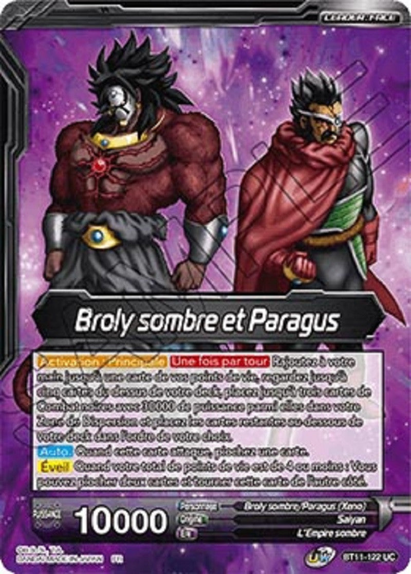 image BT11-122 Broly sombre et Paragus // Broly sombre et Paragus, les Corrompus