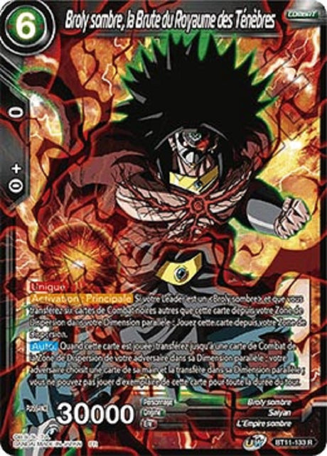 image BT11-133 Broly sombre, la Brute du Royaume des Ténèbres