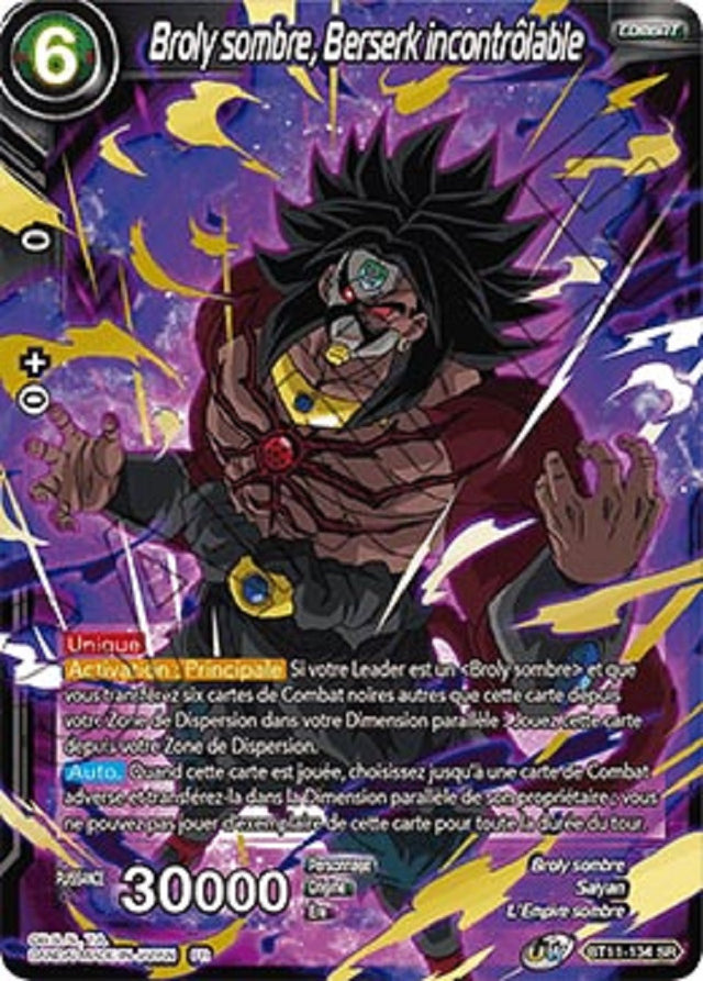 image BT11-134 Broly sombre, Berserk incontrôlable