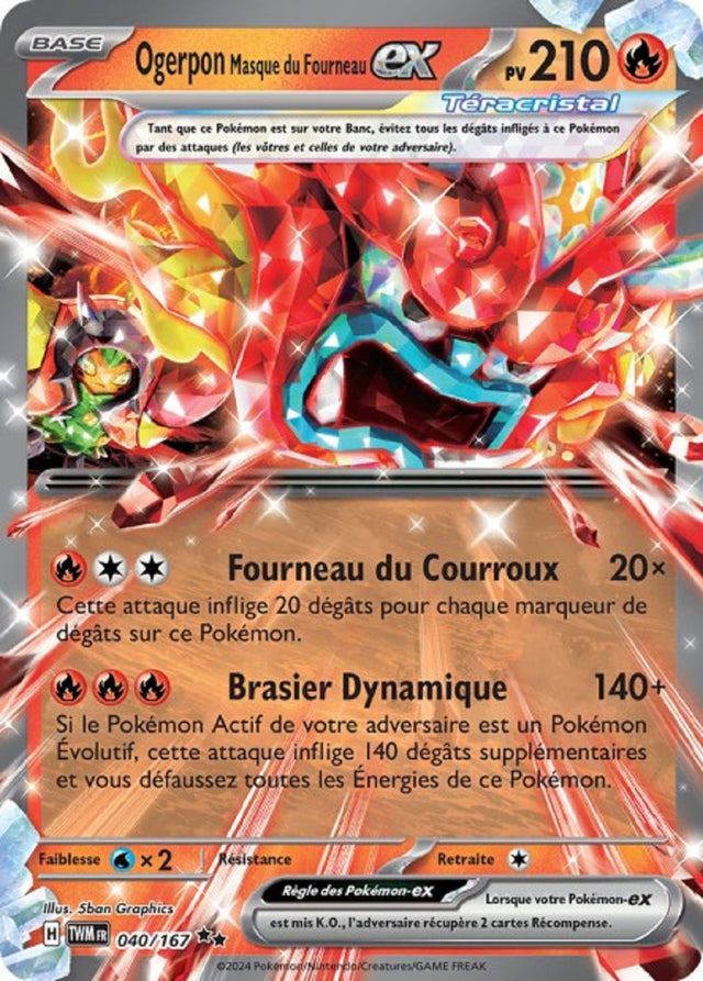 Ogerpon Masque du Fourneau ex - 040/167