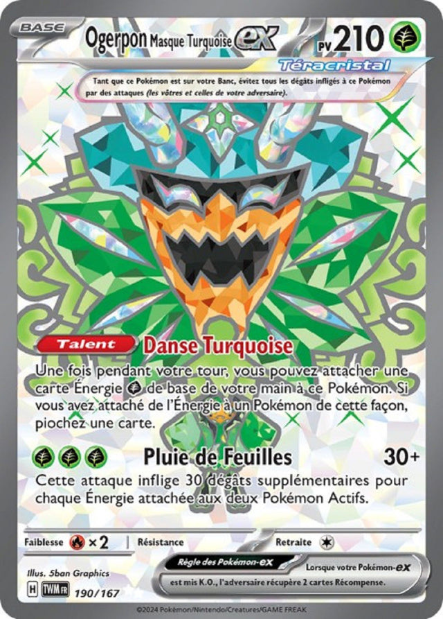 Ogerpon Masque Turquoise ex - 190/167