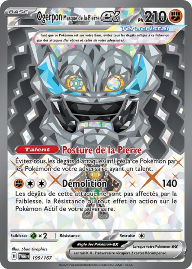 Ogerpon Masque de la Pierre ex - 199/167