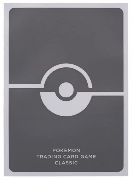 Pokémon TCG - 60 Protège-cartes Standard Pokémon Trading Card Game Classic - Gris Foncé