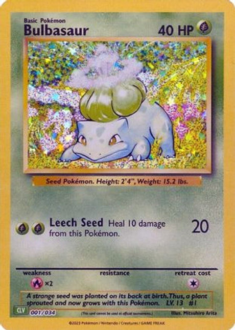 Bulbizarre / Bulbasaur - 001/034