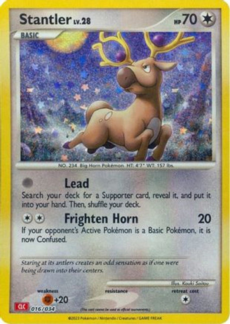 Cerfrousse Lv.28 / Stantler Lv.28 - 016/034