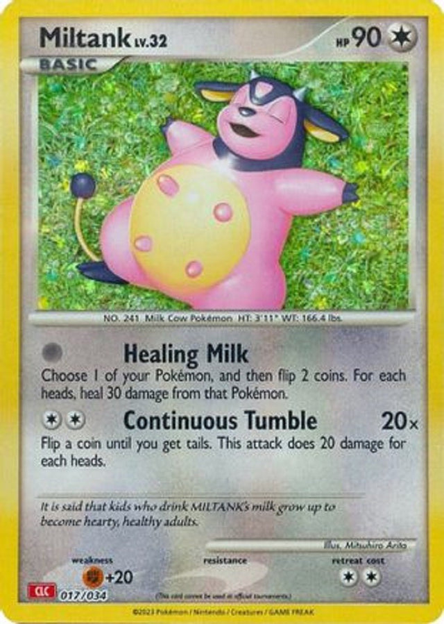 Écrémeuh Lv.32 / Miltank Lv.32 - 017/034