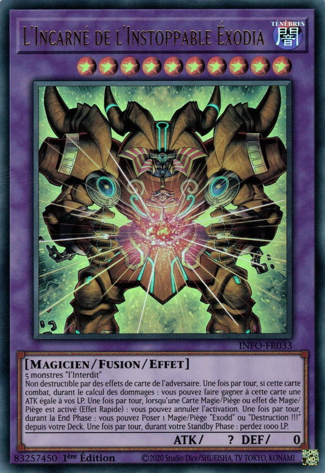 L'Incarné de l'Instoppable Éxodia - INFO-FR033