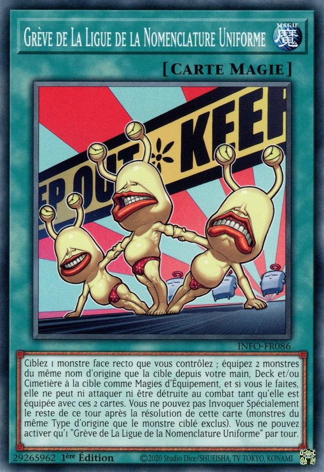 Grève de La Ligue de la Nomenclature Uniforme - INFO-FR086