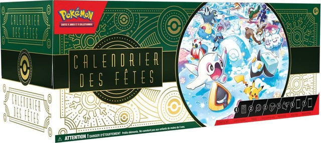 Calendrier des Fêtes 2024 (de l'Avent) - Pokémon JCC
