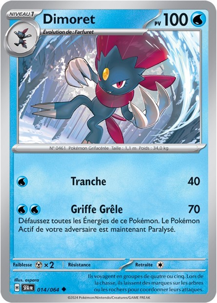 Dimoret - 014/064 - Pokémon - Fable Nébuleuse