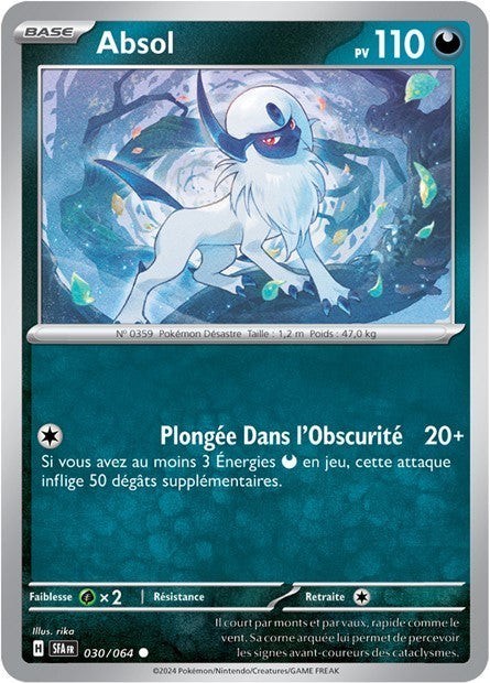 Absol - 030/064 - Pokémon - Fable Nébuleuse