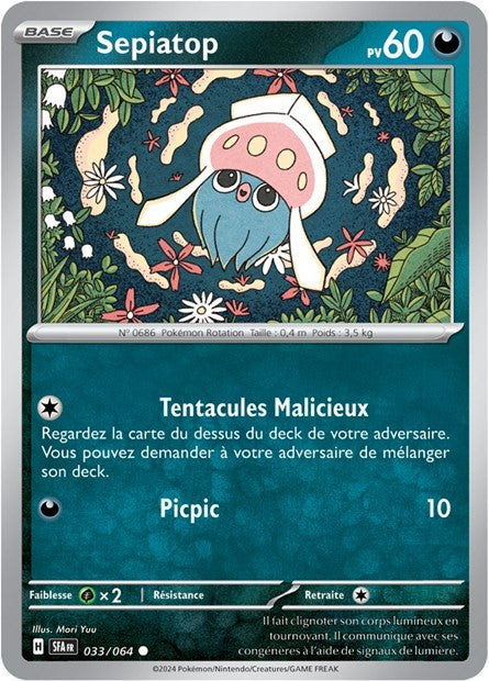 Sepiatop - 033/064 - Pokémon - Fable Nébuleuse