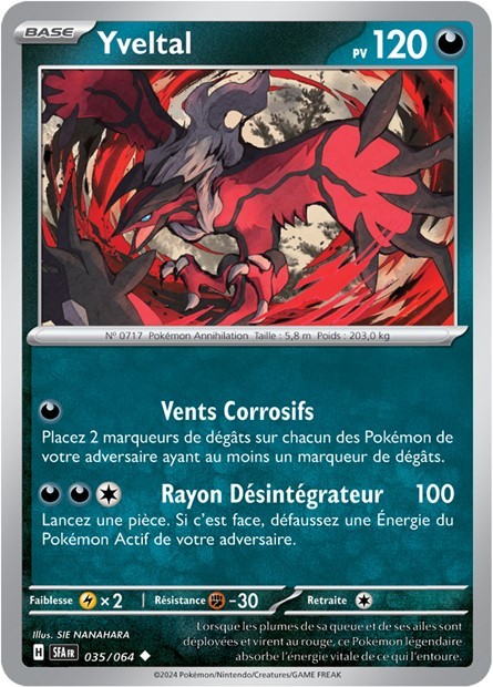 Yveltal - 035/064 - Pokémon - Fable Nébuleuse