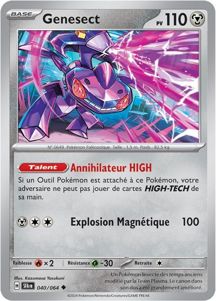 Genesect - 040/064 - Pokémon - Fable Nébuleuse