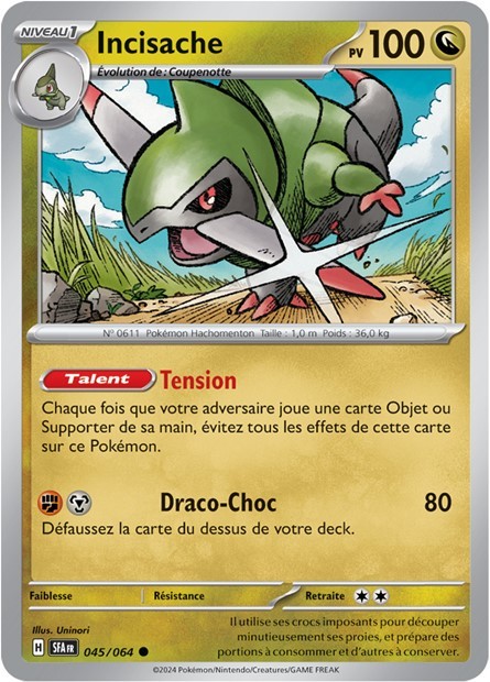 Incisache - 045/064 - Pokémon - Fable Nébuleuse