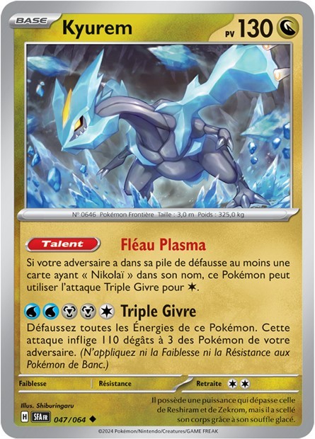 Kyurem - 047/064 - Pokémon - Fable Nébuleuse