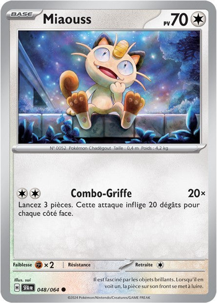 Miaouss - 048/064 - Pokémon - Fable Nébuleuse