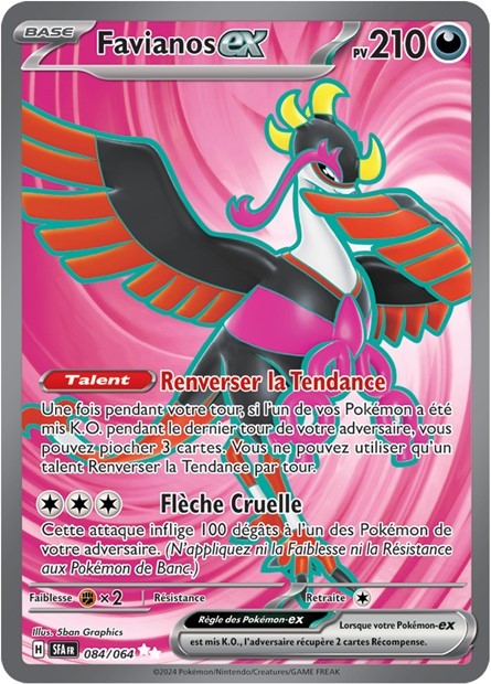 Favianos ex - 084/064 - Pokémon - Fable Nébuleuse
