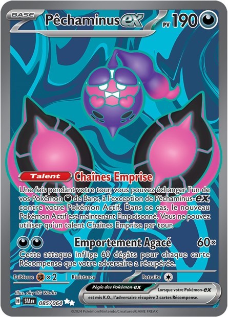 Pêchaminus ex - 085/064 - Pokémon - Fable Nébuleuse