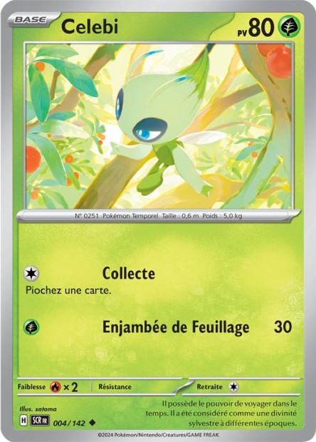 Celebi - 004/142 - Pokémon - Couronne Stellaire