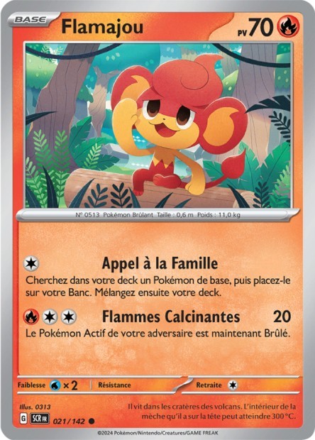Flamajou - 021/142 - Pokémon - Couronne Stellaire