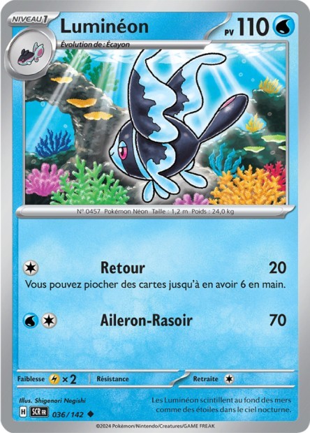 Luminéon - 036/142 - Pokémon - Couronne Stellaire