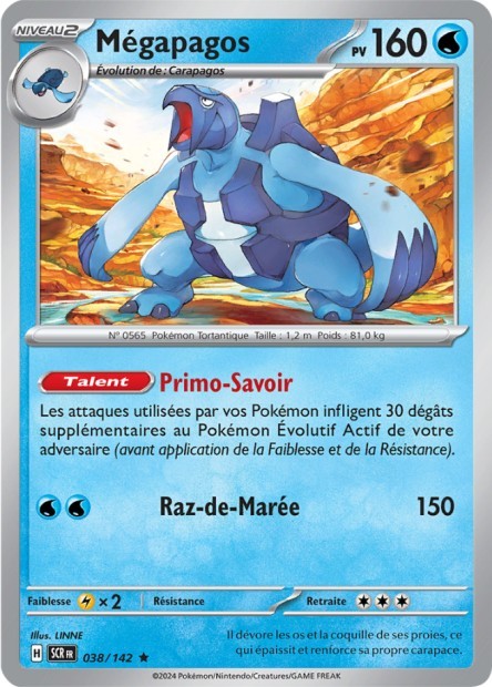 Mégapagos - 038/142 - Pokémon - Couronne Stellaire