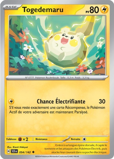 Togedemaru - 054/142 - Pokémon - Couronne Stellaire