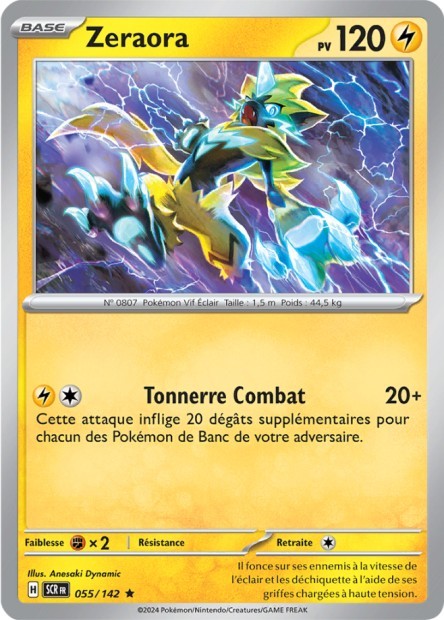 Zeraora - 055/142 - Pokémon - Couronne Stellaire