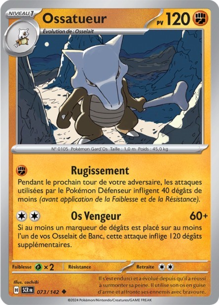 Ossatueur - 073/142 - Pokémon - Couronne Stellaire